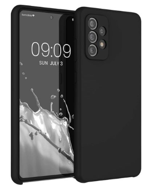 Silicone Case for Samsung Galaxy A72 - Black