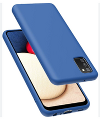 Silicone Case for Samsung Galaxy A03s - Blue