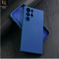 Silicone Case for Samsung Galaxy S22 Ultra - Blue