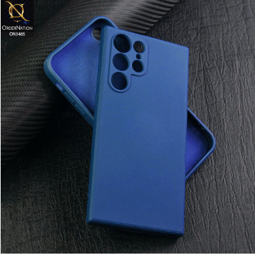 Silicone Case for Samsung Galaxy S22 Ultra - Blue