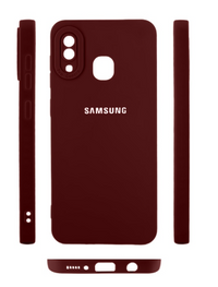 Silicone Case for Samsung Galaxy A30 - Burgundy