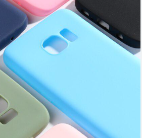 Silicone Case for Samsung Galaxy S7 Edge - Blue