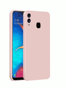 Silicone Case for Samsung Galaxy A20 - Pink