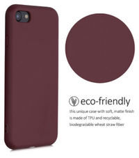 Silicone Case for iPhone 7 - Burgundy