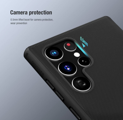 Super Frosted Matte Case for Samsung Galaxy S22 Ultra - Black