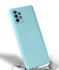 Silicone Case for Samsung Galaxy A52 - Blue