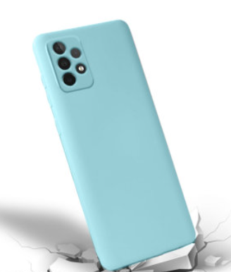 Silicone Case for Samsung Galaxy A52 - Blue