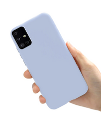 Silicone Case for Samsung Galaxy A51 - Blue