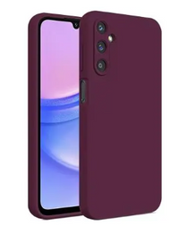 Silicone Case for Samsung Galaxy A15 5G - Burgundy