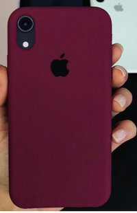 Silicone Case for iPhone XR - Burgundy