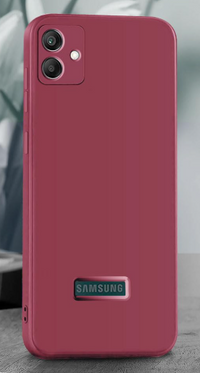 Silicone Case for Samsung Galaxy A04e - Burgundy