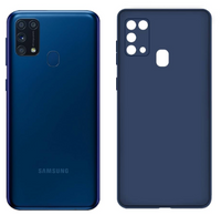 Silicone Case for Samsung Galaxy M31s - Blue