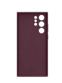 Silicone Case for Samsung Galaxy S22 Ultra - Burgundy