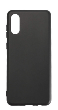 Silicone Case for Samsung Galaxy A02 - Black