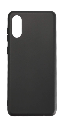Silicone Case for Samsung Galaxy A02 - Black
