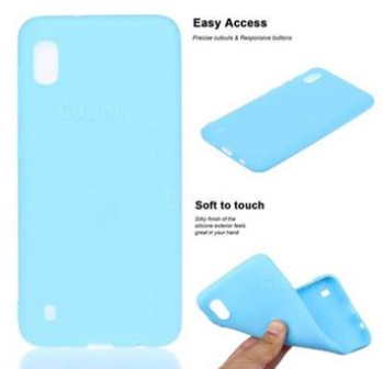 Silicone Case for Samsung Galaxy A10 - Blue