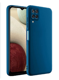 Silicone Case for Samsung Galaxy A12 - Blue