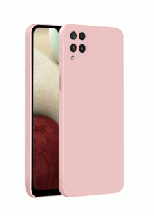 Silicone Case for Samsung Galaxy A12 - Pink