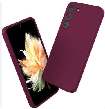 Silicone Case for Samsung Galaxy A14 - Burgundy