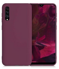 Silicone Case for Samsung Galaxy A30s - Burgundy