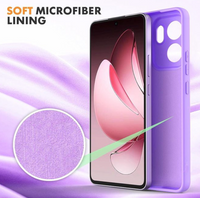 Silicone Case for Reno 13F - Purple