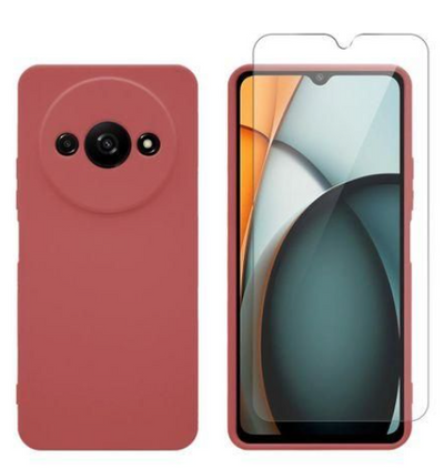 Silicone Case for Xiaomi Redmi A3x - Burgundy
