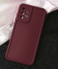 Silicone Case for Samsung Galaxy A72 - Burgundy