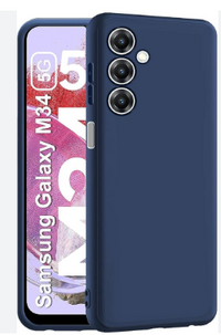 Silicone Case for Samsung Galaxy M34 5G - Blue