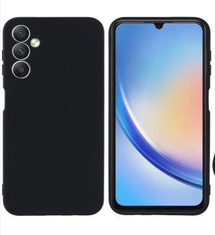 Silicone Case for Samsung Galaxy M34 5G - Black
