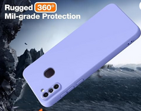 Silicone Case for Samsung Galaxy M11 - Blue