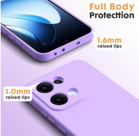 Silicone Case for Reno 13 - Purple