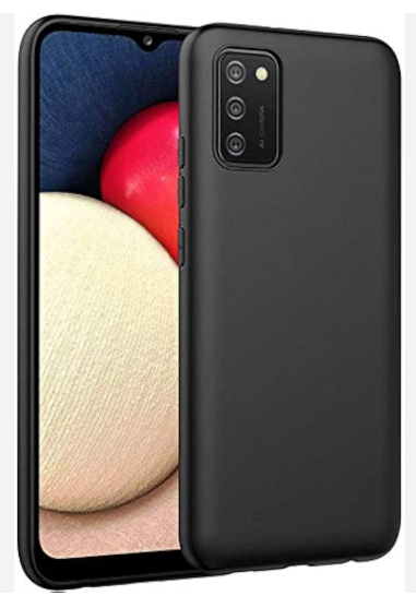 Silicone Case for Samsung Galaxy A02s - Black