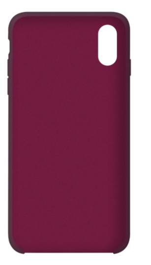 Silicone Case for iPhone Xs - Burgundy