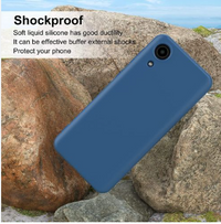 Silicone Case for Samsung Galaxy A03 Core - Blue