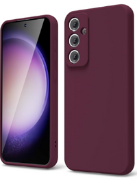 Silicone Case for Samsung Galaxy S23 - Burgundy