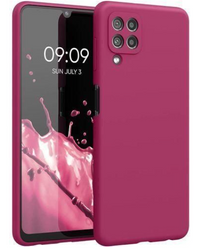 Silicone Case for Samsung Galaxy A22 - Burgundy