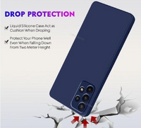 Silicone Case for Samsung Galaxy A33 5G - Blue