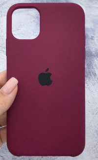 Silicone Case for iPhone 11 Pro - Maroon