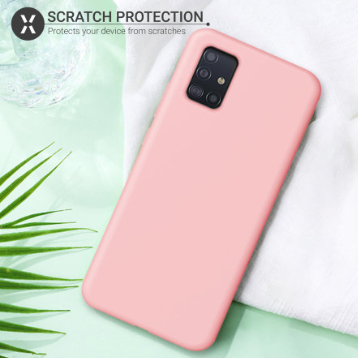 Silicone Case for Samsung Galaxy A71 - Pink