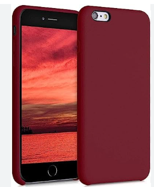 Silicone Case for iPhone 6s Plus - Burgundy