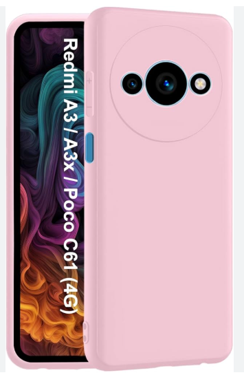 Silicone Case for Xiaomi Redmi A3x - Pink