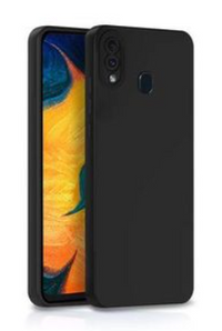 Silicone Case for Samsung Galaxy A30s - Black