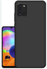 Silicone Case for Samsung Galaxy A31 - Black