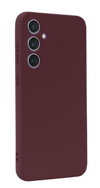 Silicone Case for Samsung Galaxy S25 - Burgundy