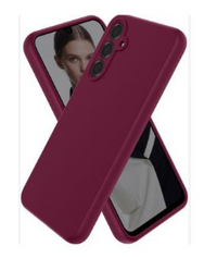 Silicone Case for Samsung Galaxy A16 - Burgundy