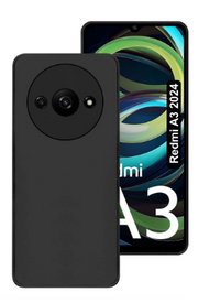 Silicone Case for Xiaomi Redmi A3 - Black