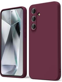 Silicone Case for Samsung Galaxy S24 FE - Burgundy