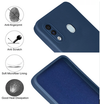 Silicone Case for Samsung Galaxy A30 - Blue