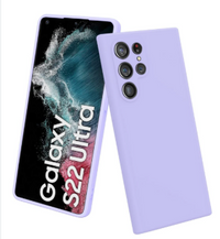 Silicone Case for Samsung Galaxy S22 Ultra - Purple