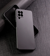 Silicone Case for Samsung Galaxy A22 - Black